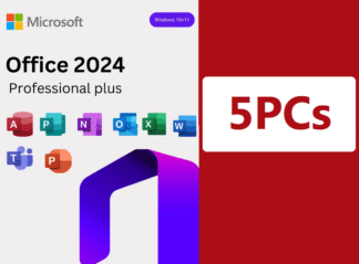 Microsoft Office 2024 Pro Plus Phone Activation | 5 PCs Windows
